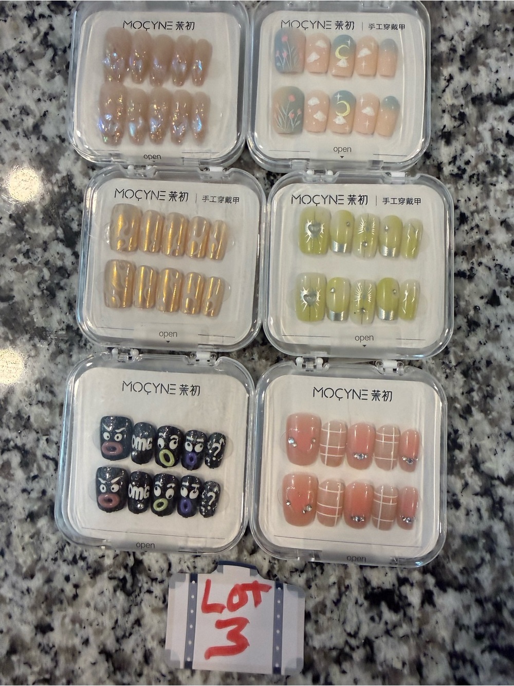 12 packs, each case has 2 sets plus adhesive